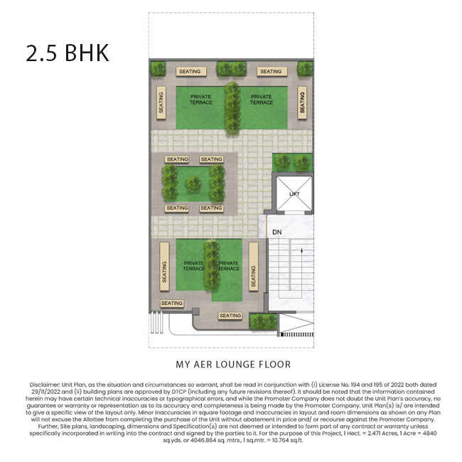 M3M Antalya Hills ,floor plan