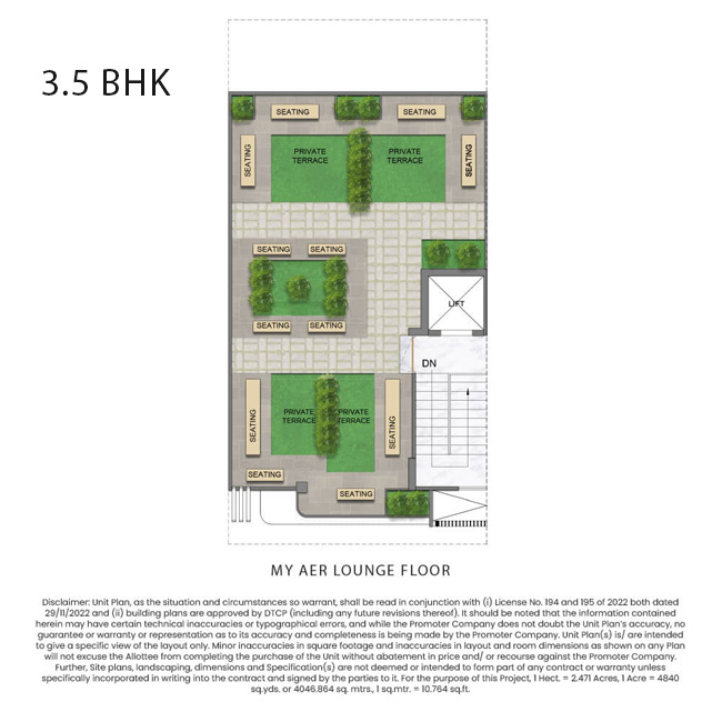 M3M Antalya Hills ,floor plan